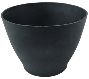 CONNEX Gipsbecher 120 mm, konisch, aus Gummi, schwarz