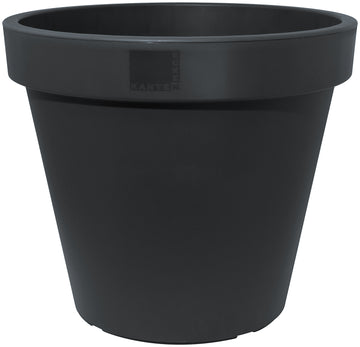 Geli Pflanzkübel aus Polyethylen, anthrazit, rund ca. 80 cm