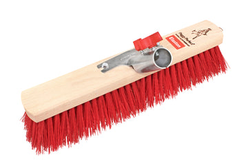 Peggy Perfect Saalbesen 40 cm Premium Elaston Besenkopf mit Holz-Riegel