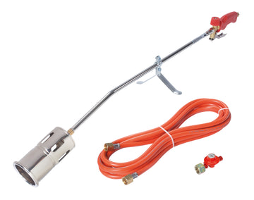 ROTHENBERGER RoMaxi Premium Abflammgerät-Set mit Regler und 600 mm Brennerrohr
