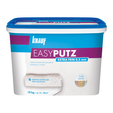 Knauf EASY-Putz 10 kg, schneeweiß-matt pastöser Oberputz (bis 0,5 mm)