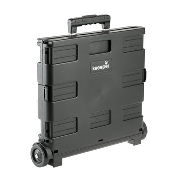 keeeper Olli Einkaufstrolley 65 l black klappbar