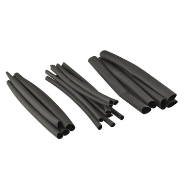UNITEC Wärmeschrumpfschlauch-Set 100 mm, 20-tlg., schwarz