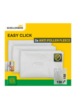 Schellenberg EASY Click Austausch-Set Pollenschutzvlies weiß, 130x150 cm