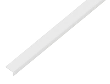 GAH ALBERTS Abschlussprofil KU weiß, selbstklebend 19 x 7 x 1 mm