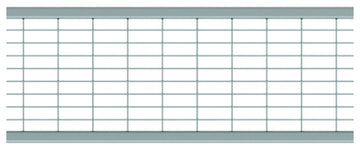 ACO DRAIN® Multiline Maschenrost Q+ Drainl. NW100 verzinkt, 123 mm