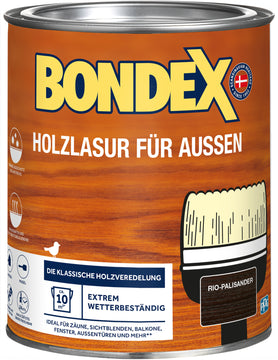 Bondex Holzlasur außen Rio Palisander, 0,75 l von PPG Coatings Deutschland GmbH
