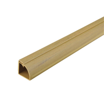 Kabelkanal D-Line Holzfinish 2.000 mm, 22 x 22 mm Viertelkreis