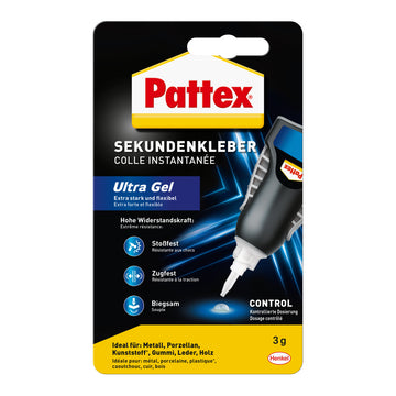 Pattex Sek.Alleskleb.Ultra Gel Matic, 6×3 g, innen, 18 g