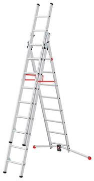 Hailo ProfiLOT S100 Kombileiter aus Aluminium, silber