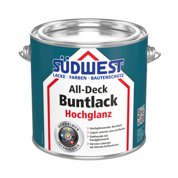 SÜDWEST All-Deck Buntlack hochglänzend RAL 9010 reinweiß