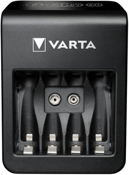 VARTA LCD Plug Charger Ladegerät für AA/AAA/9V und USB-Geräte