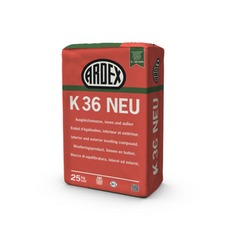 ARDEX K 36 NEU Ausgleichsmasse, grau, 25 kg Bodenausgleich für innen & außen