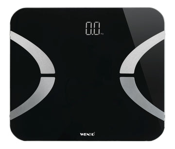 WENKO Analysewaage LED mit Bluetooth, schwarz, digital (Modell 24462100)