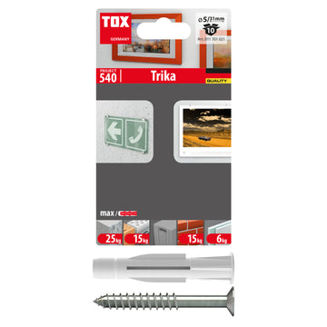 TOX Trika Allzweckdübel-Set mit Schraube