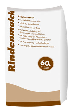 Hamann Rindenmulch 0–40 mm in Beutel, 60 l (Ziermulch)