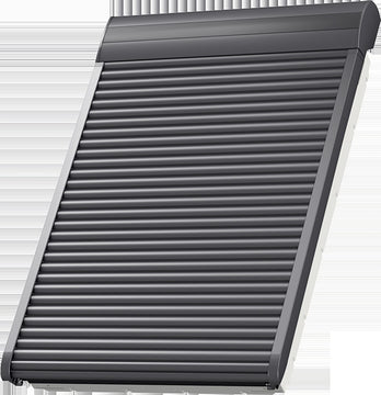 VELUX Elektro-Rollladen SML dunkelgrau (Alu), elektrisch