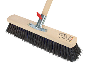 LEO MAIER Straßenbesen 40 cm mit PP-Borsten und Holzstiel, Außen