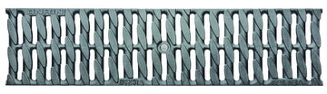 ANRIN DRAIN KE/KF Stegrost-Kunststoff Abdeckung, schwarz, 500 x 123 mm
