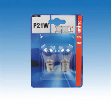UNITEC Kugellampe P21W 12V (2 Stück)