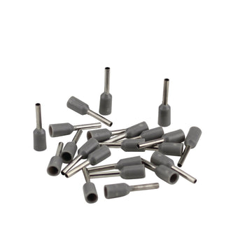 UNITEC Aderendhülse isoliert 0,75 mm² x 8 mm mit Kunststoffkragen, 100 Stück