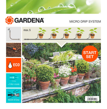 GARDENA Micro-Drip-System Start-Set (Pflanztöpfe S)
