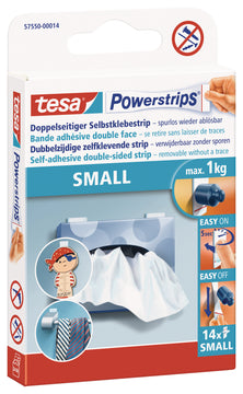 Tesa Powerstrips Small Klebepads weiß, 14 Stück