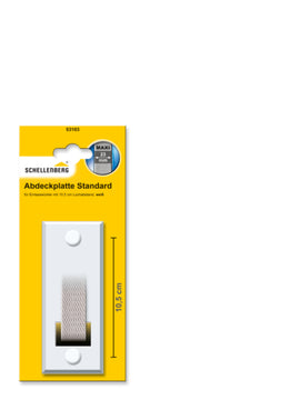 Schellenberg STANDARD Abdeckplatte weiß