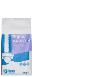 Rigips Vario H Fugen- und Flächenspachtel weiß, 5 kg, zum Einsatz im Glasroc H System
