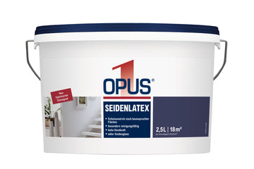 OPUS1 Seiden-Latexfarbe weiß Eimer (innen)