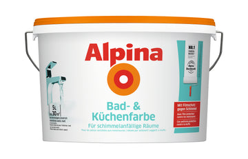 ALPINA Bad- und Küchen Spezialfarbe 5 l, matt, wasserbasiert für Innen