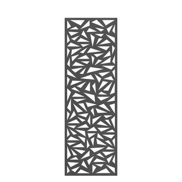 TraumGarten SYSTEM Designgitter Trigon anthrazit, Profil 1800x600 mm