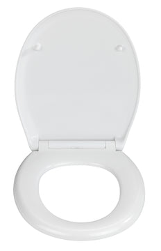 WENKO Rieti WC-Sitz in weißem Duroplast mit Easy-Close