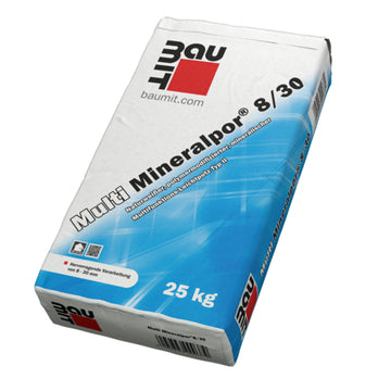Baumit Kalkzementputz Multi Mineralpor 8/30 als Leichtputz, naturweiß, 25 kg