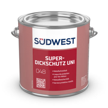 SÜDWEST Super Dickschutz Uni 0000 Basis, Metallschutzlack 2,25 l