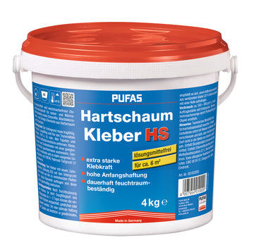 decotric Pufas Hartschaumkleber 4-kg Gebinde für Innen