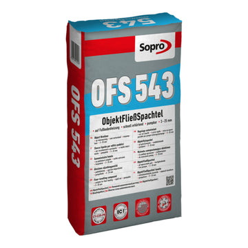 Sopro ObjektFließspachtel 25 kg, OFS 543, Innen, selbstnivellierend