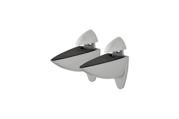 DOLLE ARA MetallClip sterling Regalträger silber für 6–25 mm (2 Stück)
