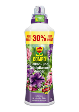 COMPO Balkon- und Kübelpflanzendünger EREG, flüssig, 1,3 l