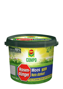 COMPO Rasendünger „Moos – Nein danke!“ 4 kg für Außen