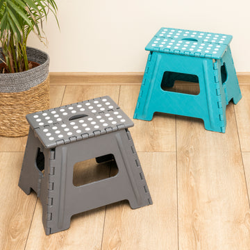 Haushalt International Sitzhocker aus Kunststoff 38,5x31,5x31 cm, Höhe 31 cm