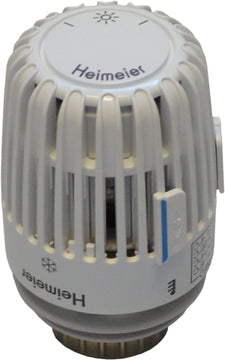 Heimeier Thermostatkopf K mit festem Fühler, weiß (Anschluss M30 x 1,5)
