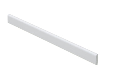 Primo Danmark Wandleiste 2500 mm, 5 mm, weiß (Kunststoff)