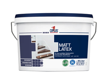 OPUS1 Matt Latex weiß – Latexfarbe für innen, deckend