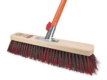 LEO MAIER Saalbesen 38 cm S-Fix Supermix mit Stiel, innen