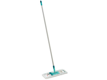 Leifheit Bodenwischer Profi Strong XL cotton plus grün/silber, Aluminiumstiel
