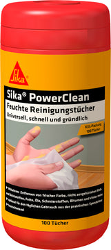 Sika PowerClean Reinigungstücher für Körperhygiene, gebrauchsfertig (100 Tücher)