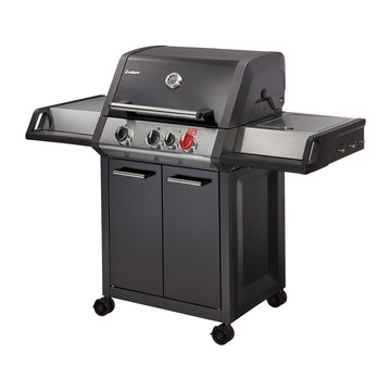 ENDERS Gasgrill Monroe Black Pro 3 K, Turbo, schwarz