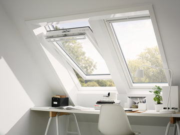 VELUX GGU Schwingfenster weiß Polyurethan THERMO Alu, 55x98 cm