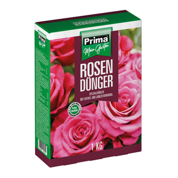 PRIMA Rosendünger NPK 6+6+8 (+2) für außen, Faltschachtel
